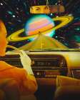 Saturn Commute Art Print