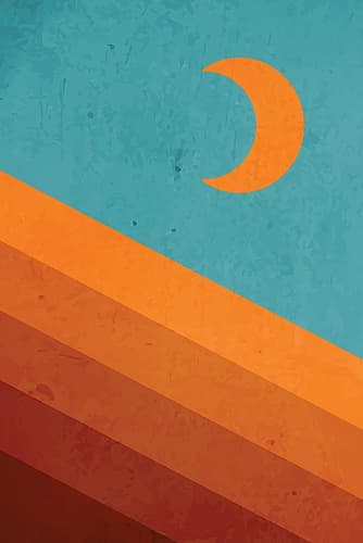 Abstract Mountain Sunrise Iii Art Print
