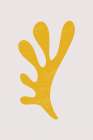 Abstract Yellow Algae Art Print