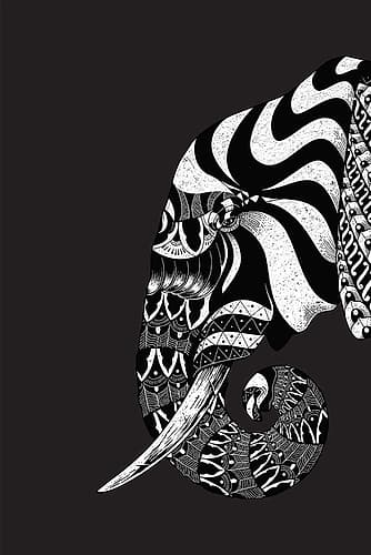 Ornate Elephant Art Print