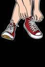 Tie Your Shoe Laces Art Print