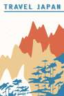 Traval Japan Minimilism Iii Landscape Print