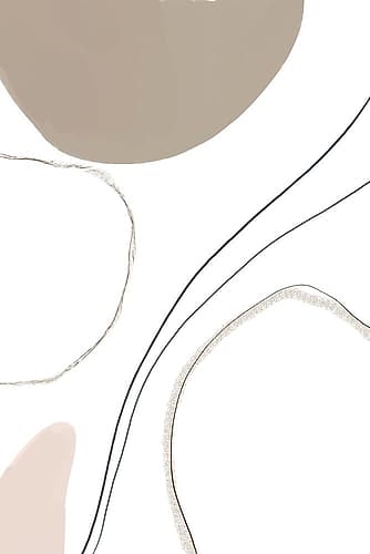 Abstract Line Art Art Print