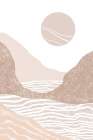 Sunset Seascape Art Coastal Print