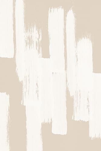 Beige Brush Strokes Art Print