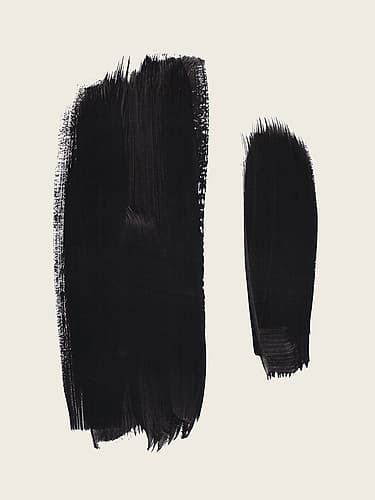 Double Stroke Abstract Art Print