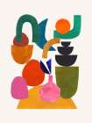 Happily Stacked Art Print