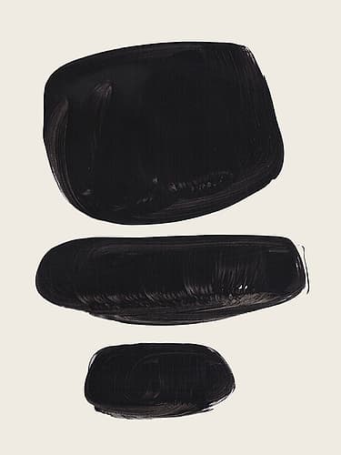 Ink Pebble Art Print