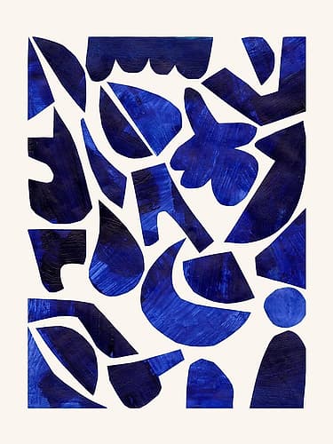 Mosaic Sky Abstract Art Print