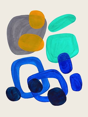 Raindrop Minimalist Print