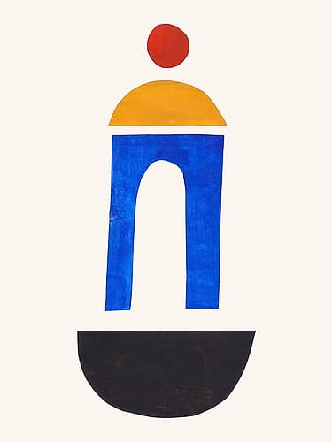 Seasons Gate Minimalist Print