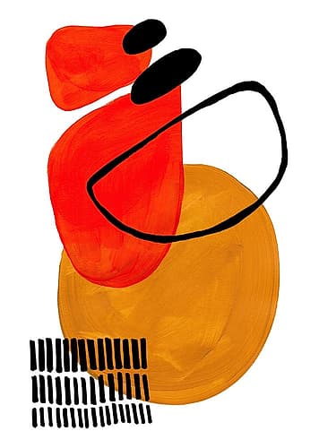Sunset Orbit Art Print