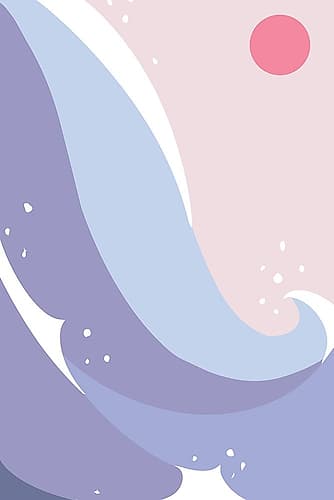Ocean Waves #1 Minimalist Print