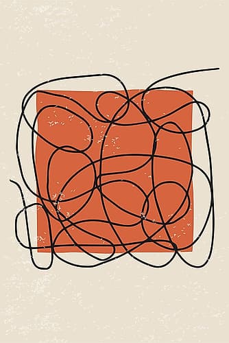 Abstract Color Set #3 Art Print