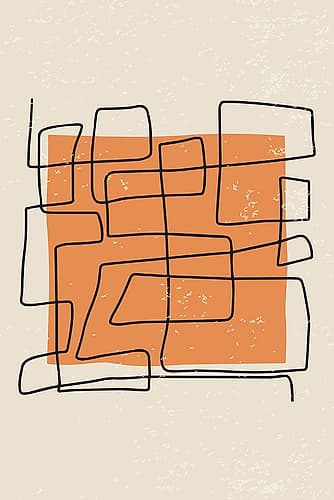 Abstract Color Set #4 Art Print