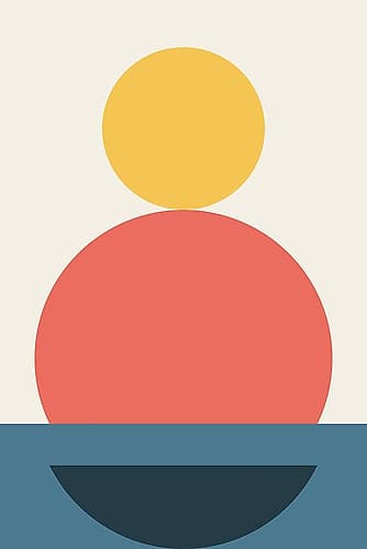 Abstract Geometric Fun #3 Art Print