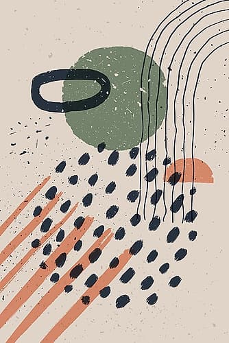 Abstract Poster Series #1 Minimalist Print