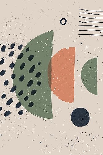Abstract Poster Series #3 Art Print