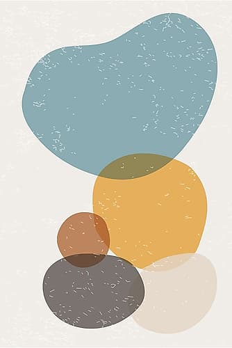 Abstract Shapes #3 Art Print
