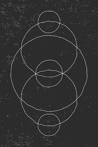 Black And White Minimal Set #4 Minimalist Print