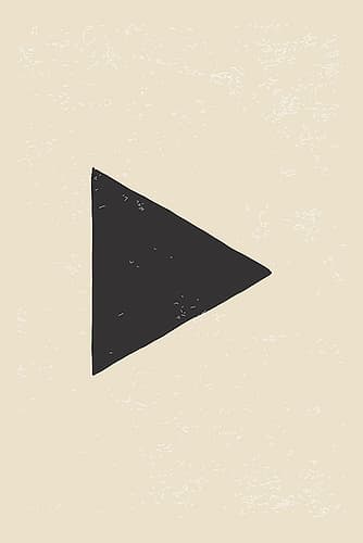 Black Minimal Shapes Series #1 Art Print