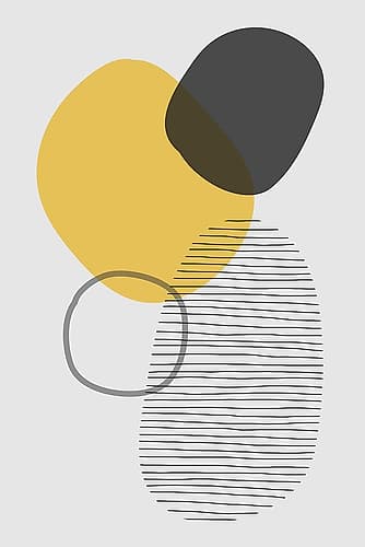 Boho Abstract Vibes #2 Art Print