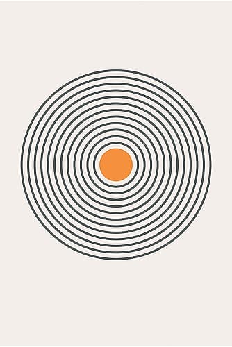 Boho Lines Series #3 Minimalist Print
