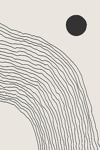 Boho Lines Series #5 Art Print