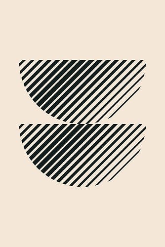Boho Minimal Shape #1 Art Print