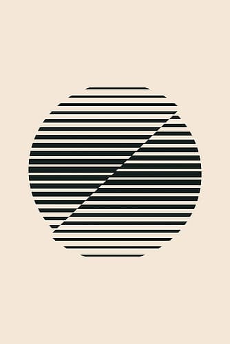 Boho Minimal Shape #2 Art Print