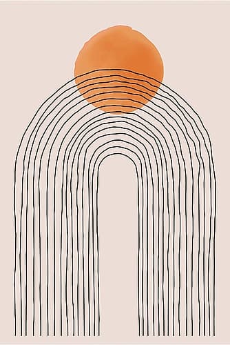 Easy Sun #1 Art Print