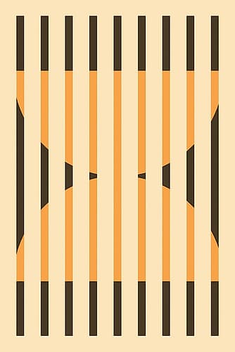 Faded Geometric #4 Art Print
