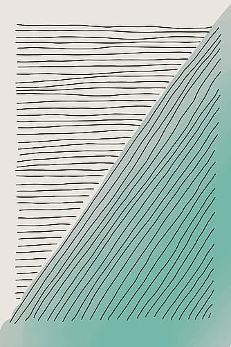 Green Minimalism #1 Art Print