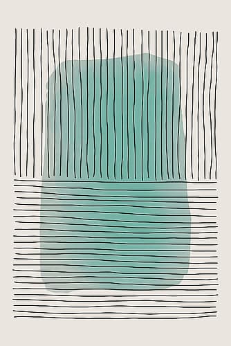 Green Minimalism #4 Art Print