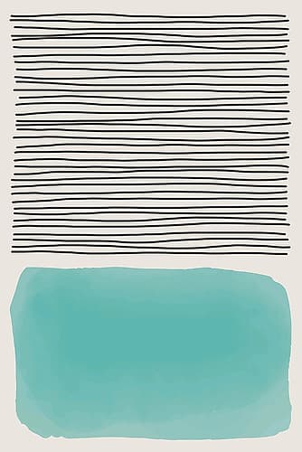 Minimal Abstract Series #4 Art Print
