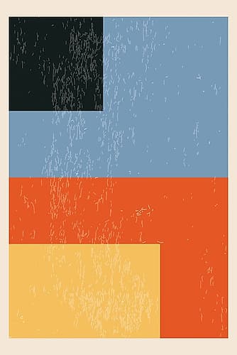 Minimal Abstract Shapes Series #2 Minimalist Print