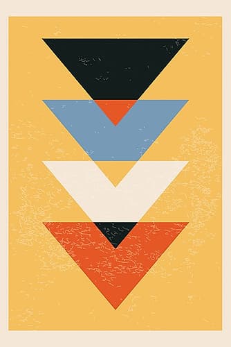 Minimal Abstract Shapes Series #8 Art Print