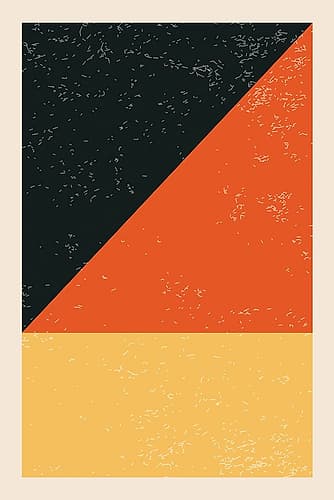 Minimal Abstract Shapes Series #9 Art Print