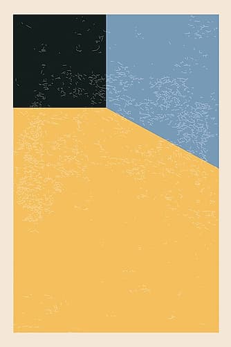Minimal Abstract Shapes Series #12 Minimalist Print