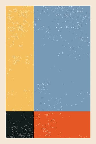 Minimal Abstract Shapes Series #13 Minimalist Print