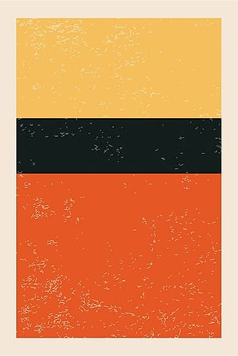 Minimal Abstract Shapes Series #14 Minimalist Print