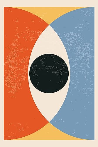 Minimal Abstract Shapes Series #23 Minimalist Print