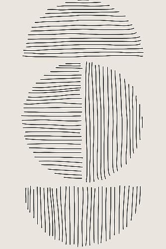 Minimal Circle Series #4 Minimalist Print