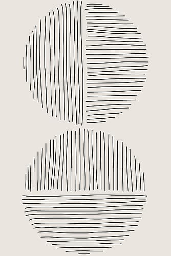 Minimal Circle Series #3 Art Print