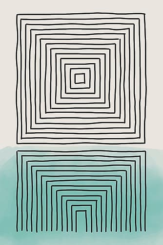 Minimal Design Set #1 Art Print