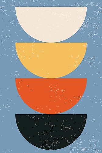 Minimal Shapes Series #2 Minimalist Print