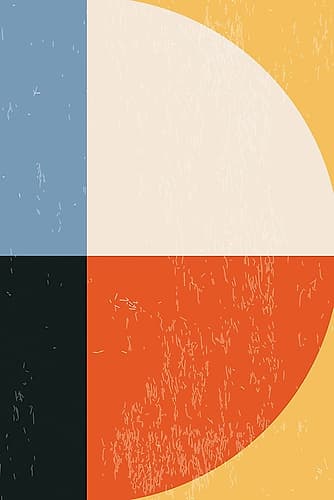 Minimal Shapes Series #3 Minimalist Print