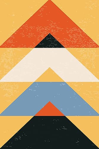 Minimal Shapes Series #5 Minimalist Print