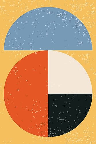 Minimal Shapes Series #9 Art Print