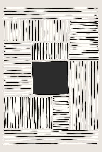 Minimalism Shapes #3 Art Print